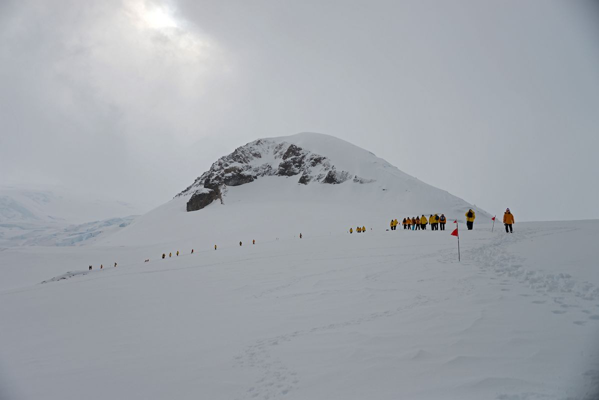 08A Climbing To The Glacier Viewpoint At Neko Harbour On Quark Expeditions Antarctica Cruise